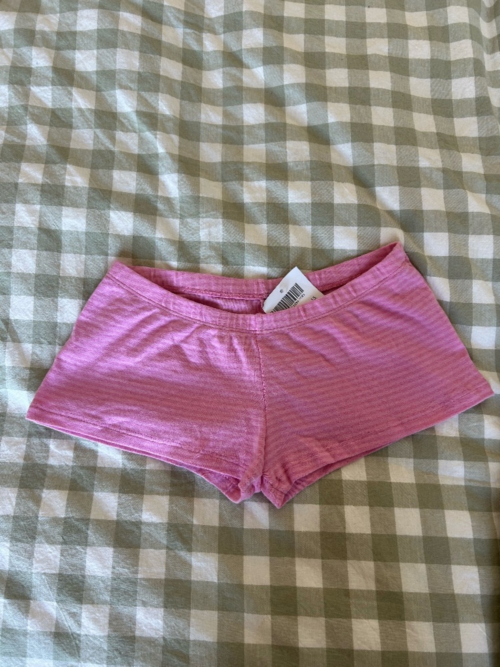 Brandy Melville Pink Stripes Boy Shorts